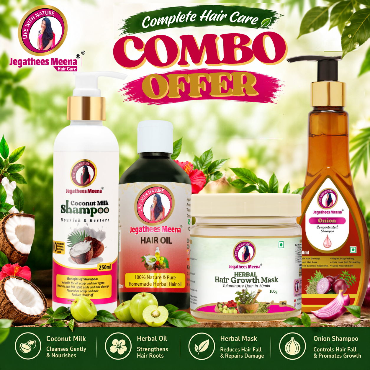 Jagathees Meena Super Combo Offer - Set of 4